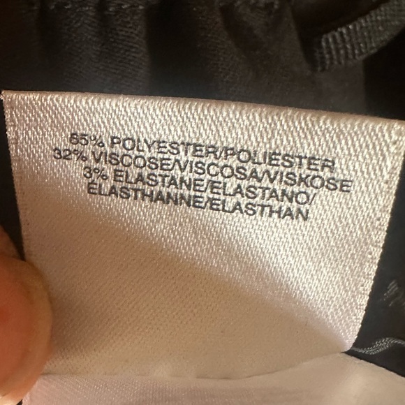 Jones New York Women Dress Pants Slacks Elastic Waist  Black Plus 22W Polyester - Picture 8 of 8